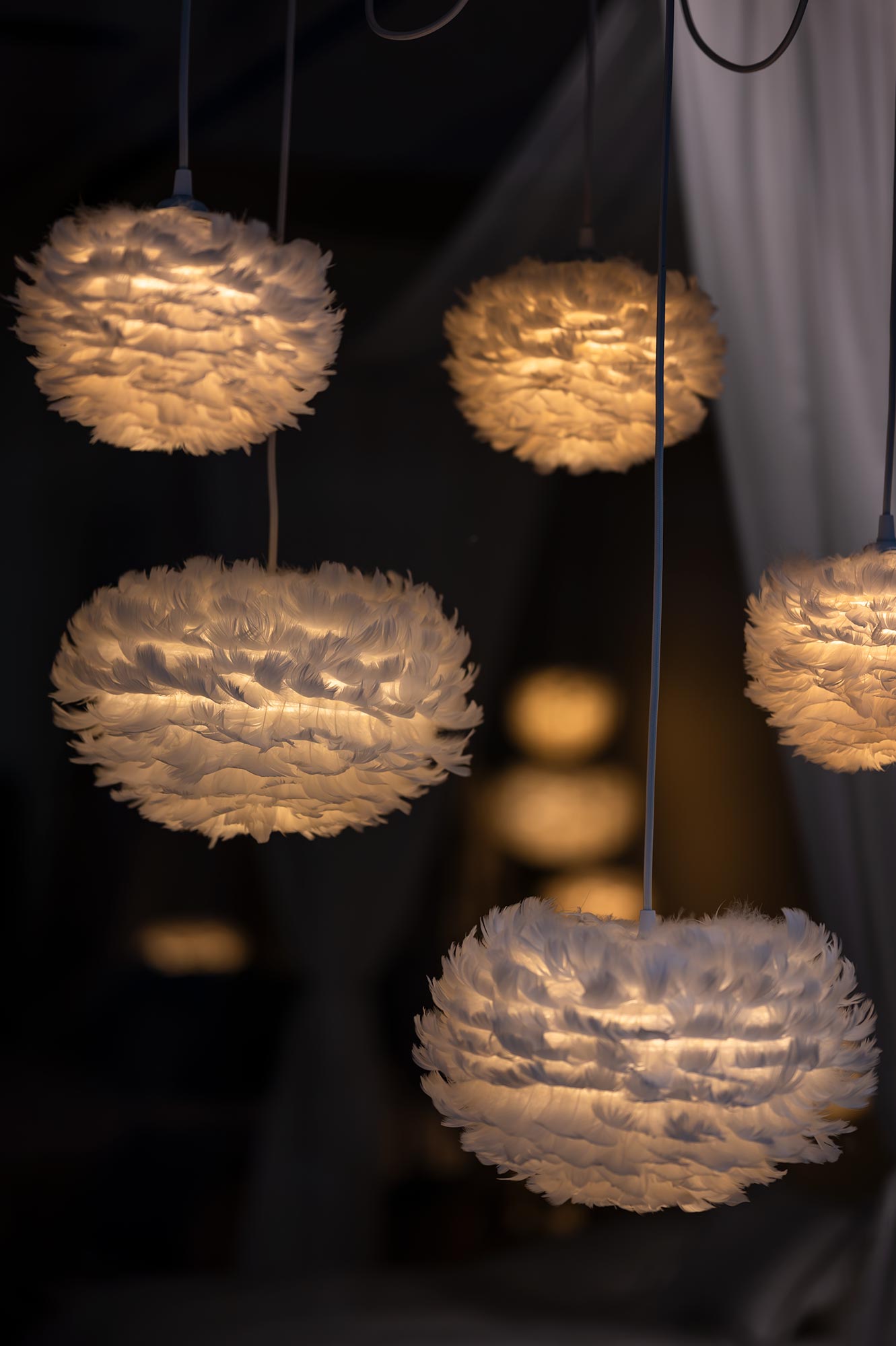 fotografia-interior-design negozio di illuminazione a Lugano con lampade d'autore
